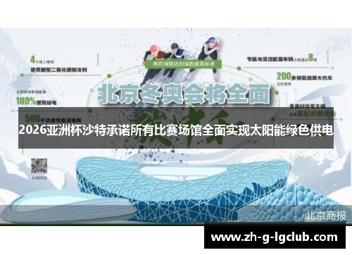 2026亚洲杯沙特承诺所有比赛场馆全面实现太阳能绿色供电